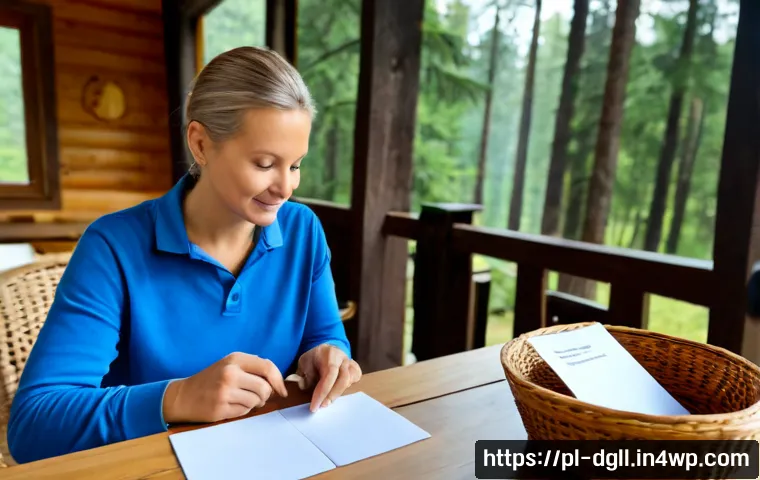 Home 17 디지털 디톡스 캠프의 개별 맞춤형 프로그램 설계 - Photorealistic personalized digital detox camp consultation in a peaceful Polish forest lodge, carin...